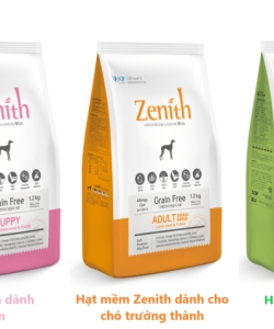 hạt mềm zenith cho thú cưng