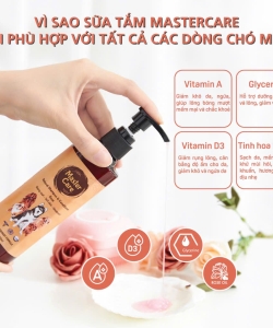 sữa tắm mastercare chó mèo